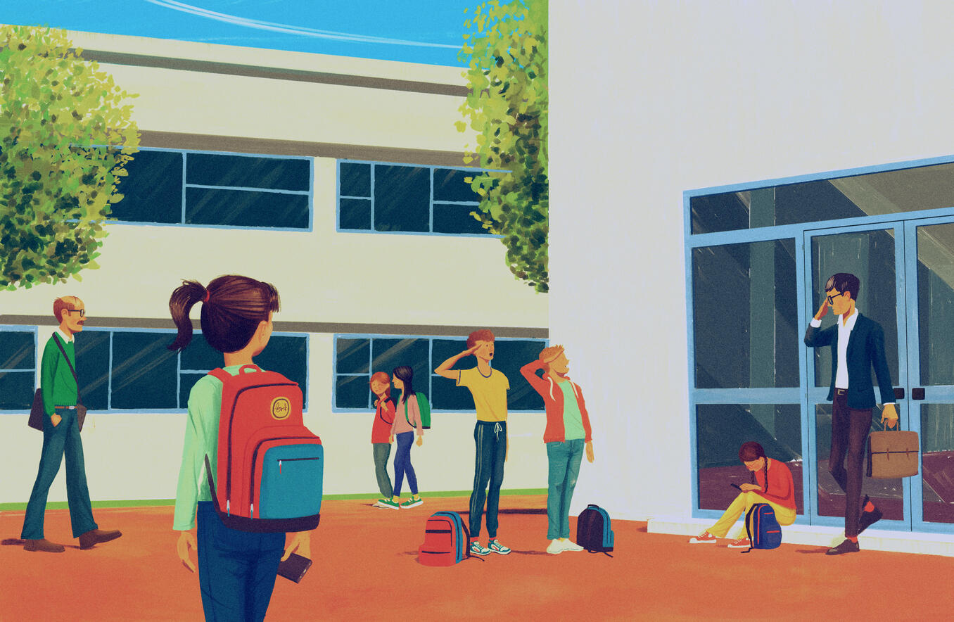 Working as a substitute teacher after a career change / Schweizer Monat / 2/4